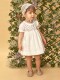 Vestido Nido De Abeja Blanco