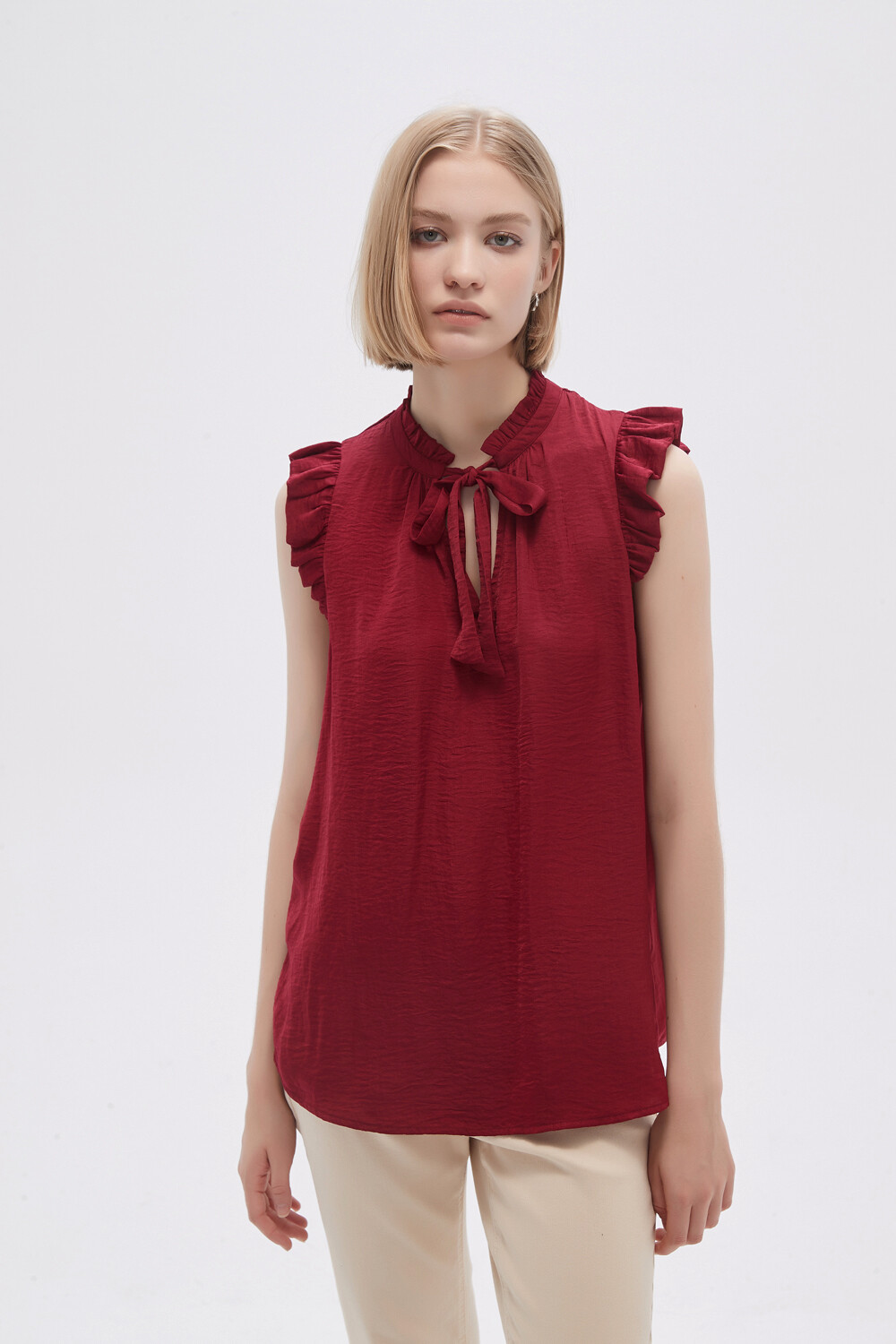 Blusa Daneb Bordeaux