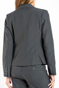 Blazer L.ejecutiva Gris Melange