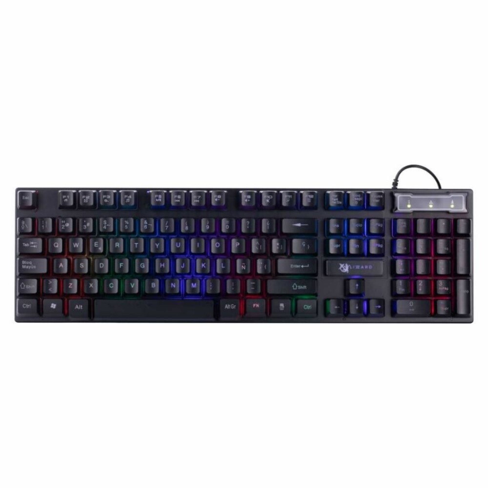 Combo Gamer XZZ-CO-02 Teclado/Mouse/Auricular/Mouspad RGB USB X-Lizzard COMBO GAMER XZZ-CO-02 TECLADO/MOUSE/AURICULAR/MOUSEPAD RGB USB X-LIZZARD