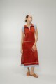 VESTIDO STRIPE Terracota Y