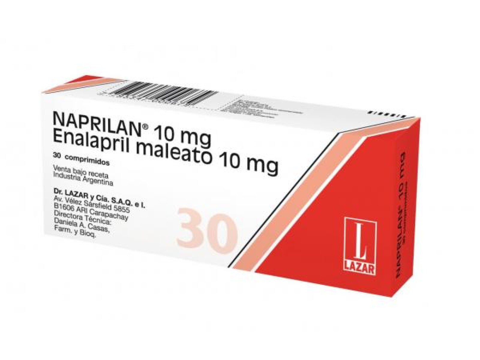 Naprilan 10mg 30 Comprimidos 