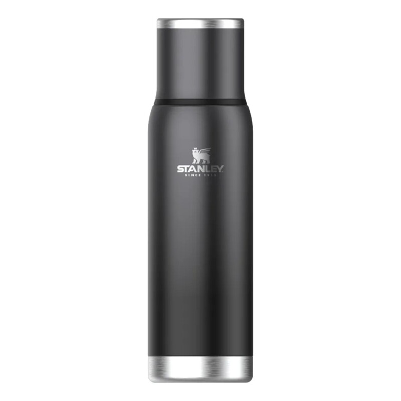 Set Stanley Termo Adventure To-Go 1lt+mate+ Bombilla Negro