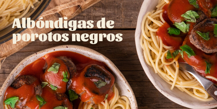 ¡Albóndigas de Porotos Negros!