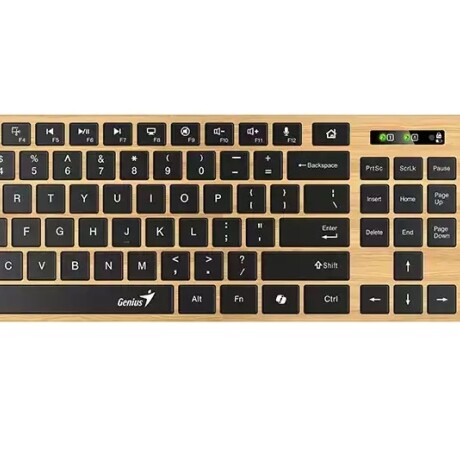 Teclado Genius Slimstar 7250BT Madera Bluettoth 001