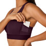 Bras Running Road Compression Bra Mujer Dark Aubergine