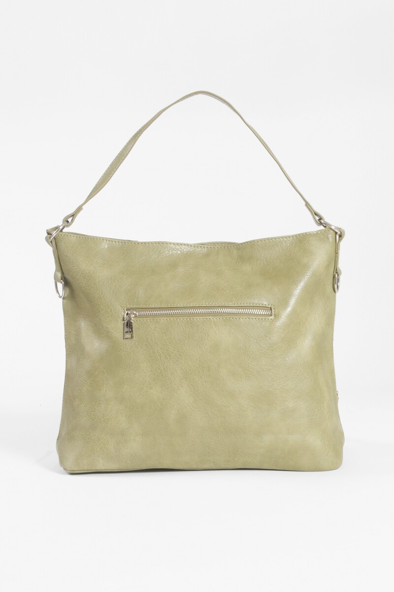 Cartera hobo cierres verde