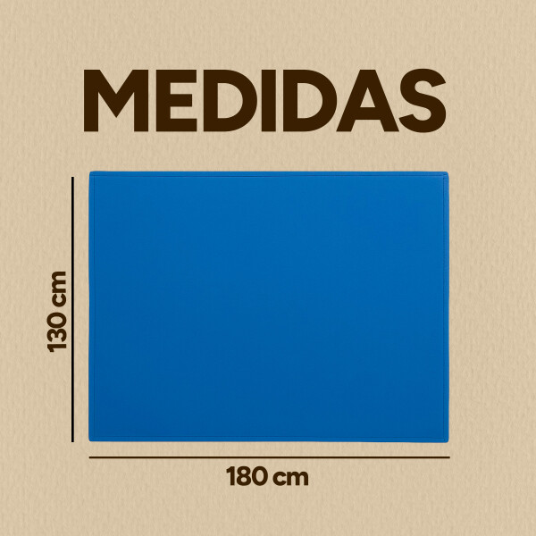 Manta Polar 1 Plaza 180x130Cm Polyester Suave Compacta Color Azul