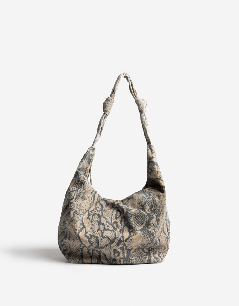Saca Saca Snake Marrón - Estampado Animal Print