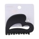 Pinza de cabello corazón negro