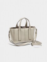 Bolso Tote Con Textura crudo