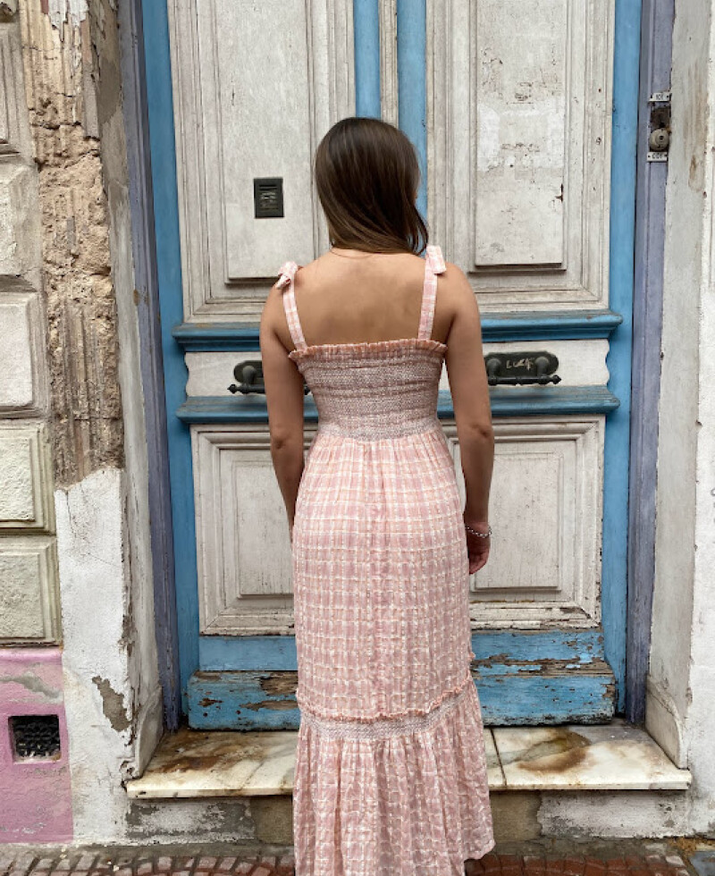 Vestido Oriana rosa