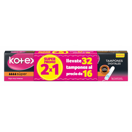 Kotex tampones x40 Super