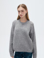 Sweater Chulia Gris Melange Medio