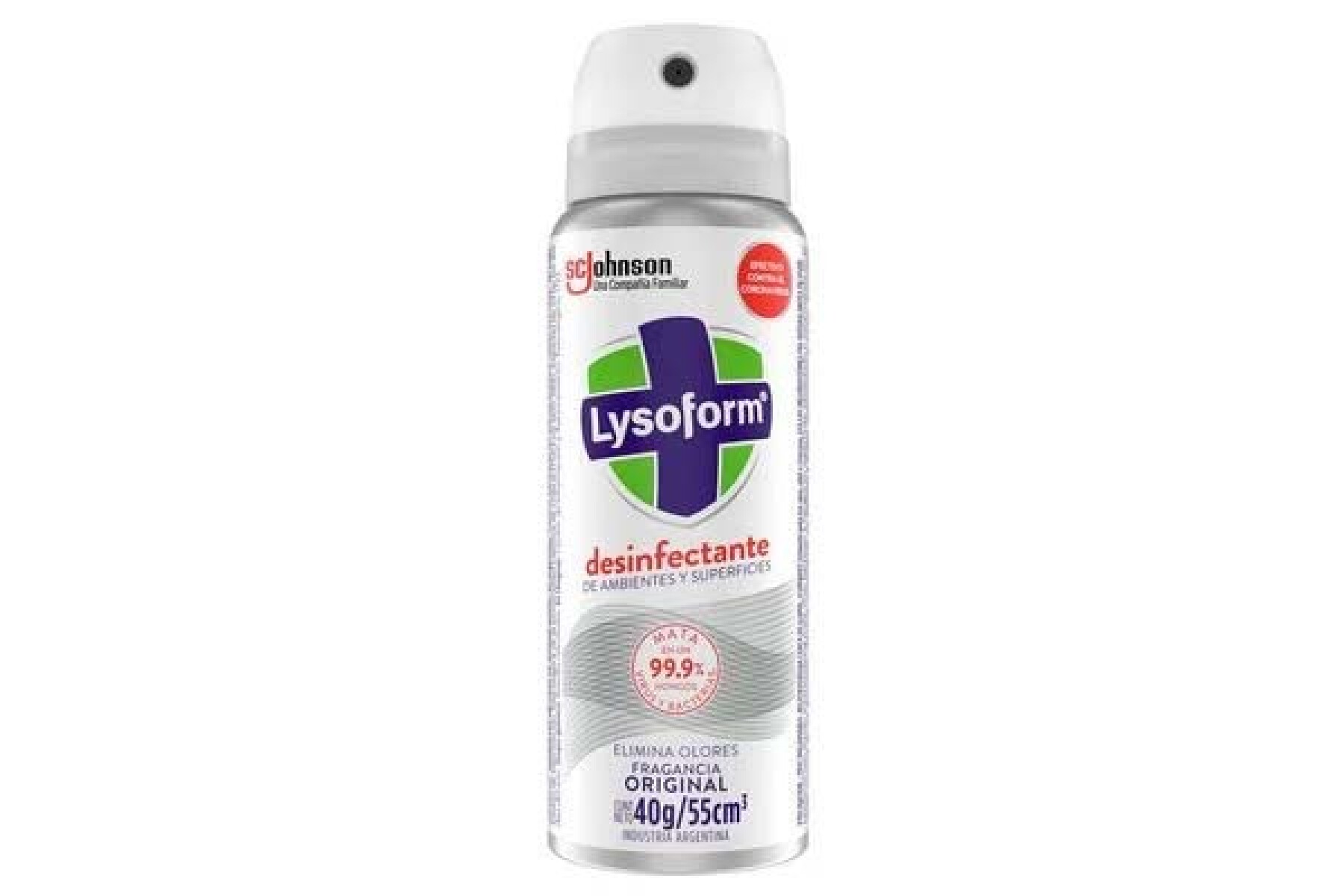 Aerosol Desinfectante Lysoform Original 55ml 
