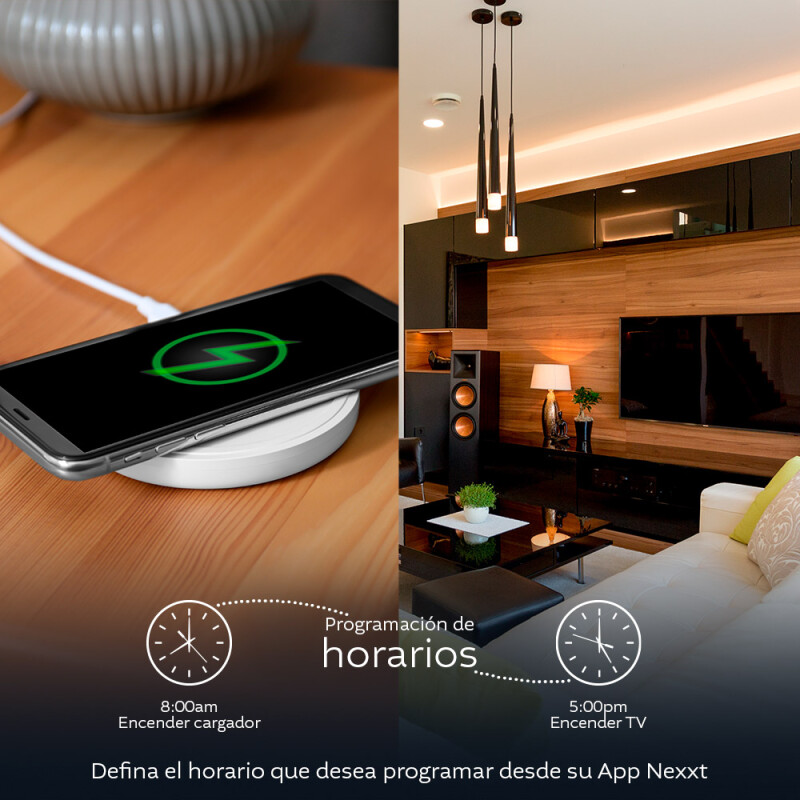 PROTECTOR DE SOBRETENSIÓN SMART,2 PUERTOS USB PARA CARGA,CONTROL POR VOZ 001