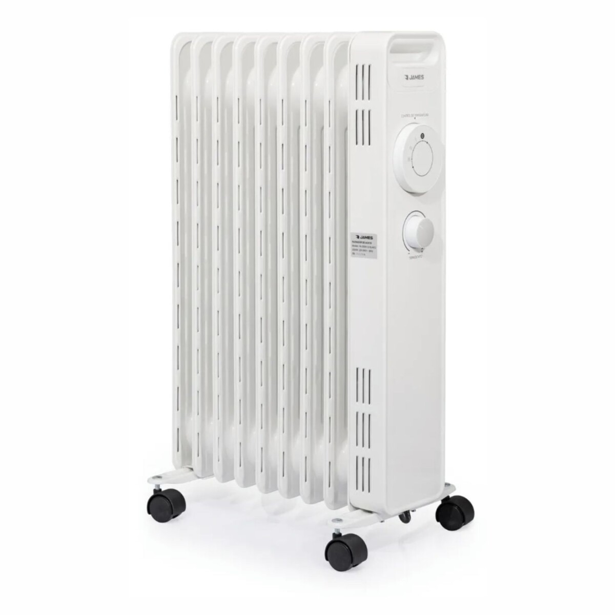 Radiador de Aceite James 9 Elementos 2000 W Blanco 
