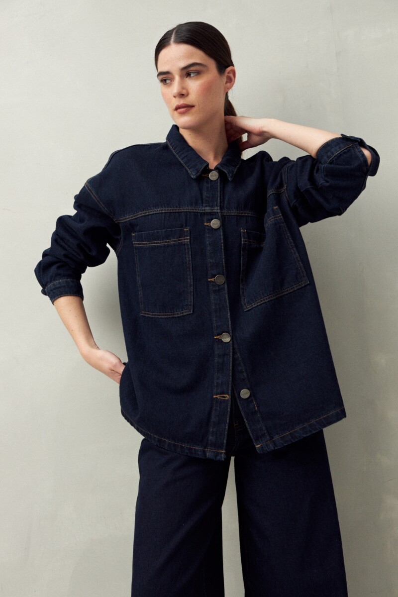 SOBRECAMISA HOPE Indigo