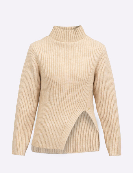 Sweater tejido beige