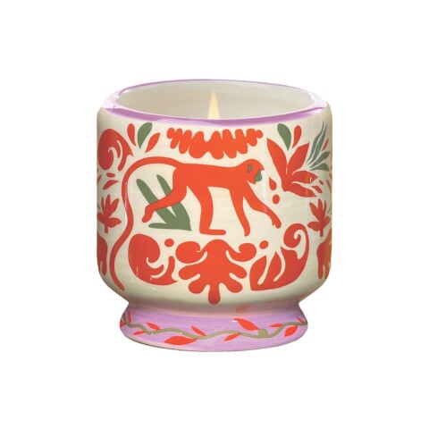 Vela aromática de cerámica 8oz Jungle