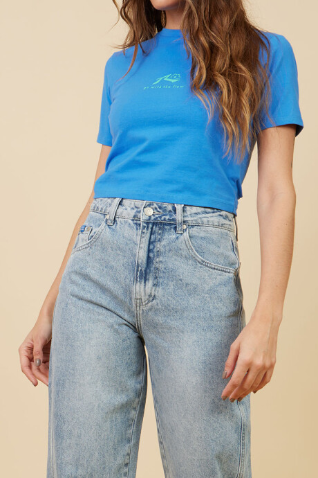 T-SHIRT ARIAKE RUSTY Azul