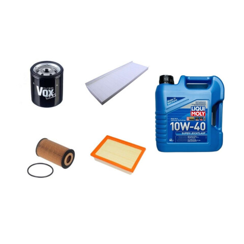 KIT DE FILTROS Y ACEITE 10W40 LIQUI MOLY Kit De Filtros Y Aceite 10w40 Liqui Moly