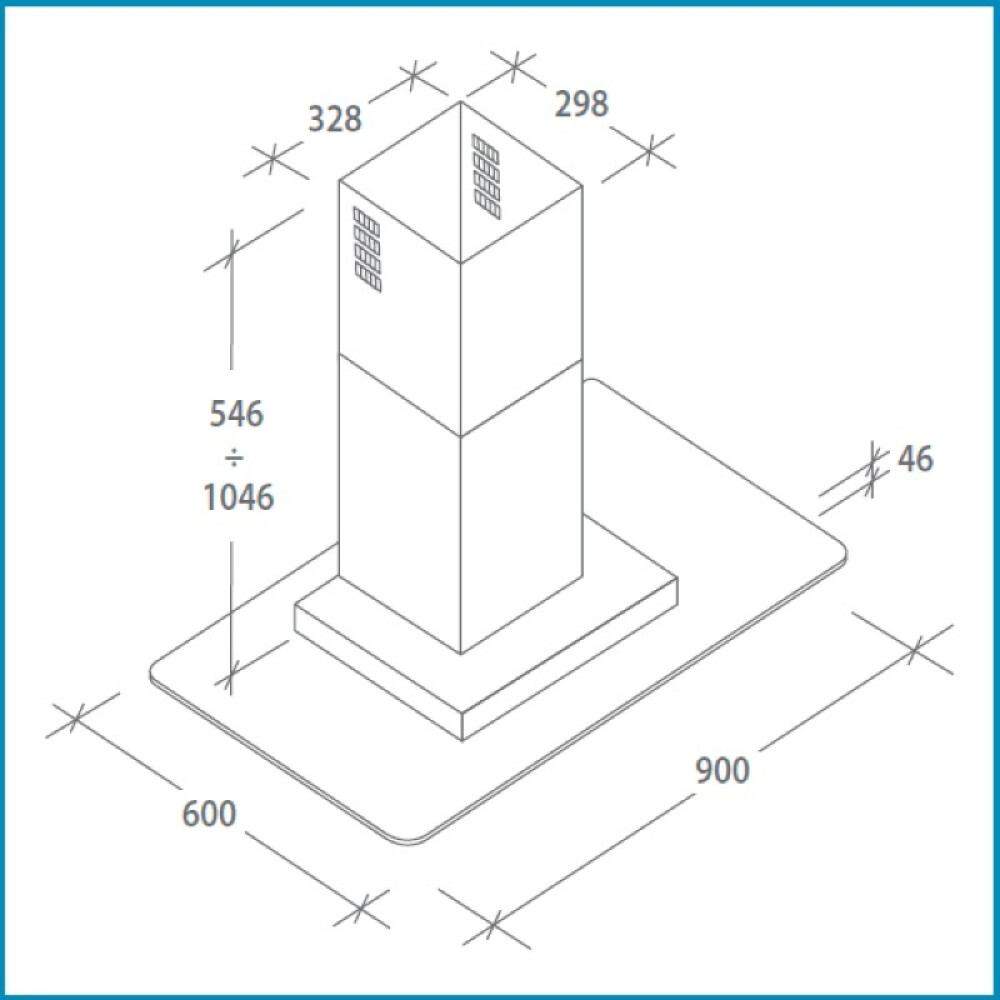 CAMPANA CANDY CMBI970LX acero inoxidable