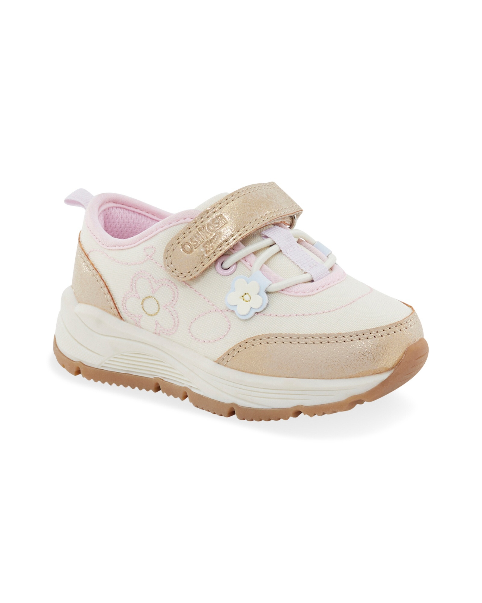 Championes sienna, diseño floral Sin color