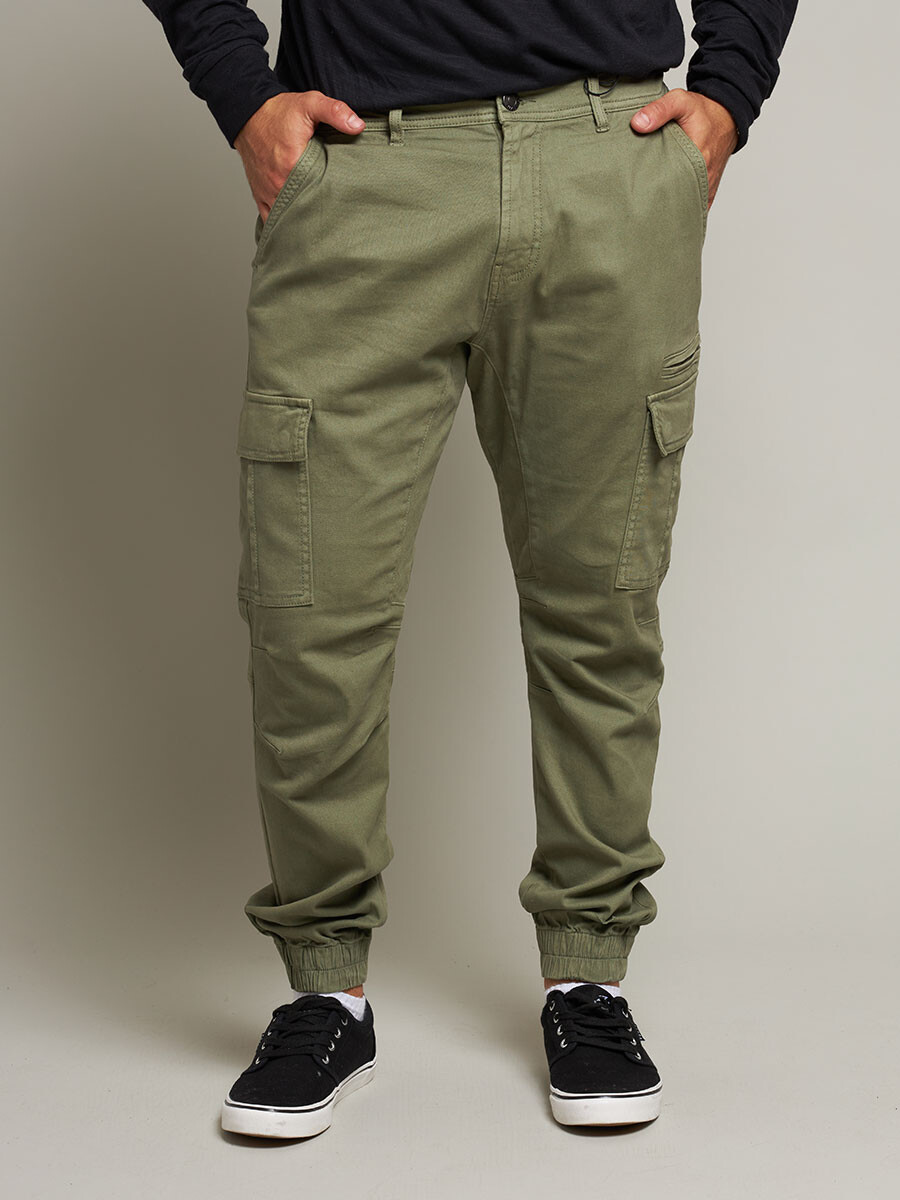 PANTALON CARGO ARENE DIXIE - Militar 