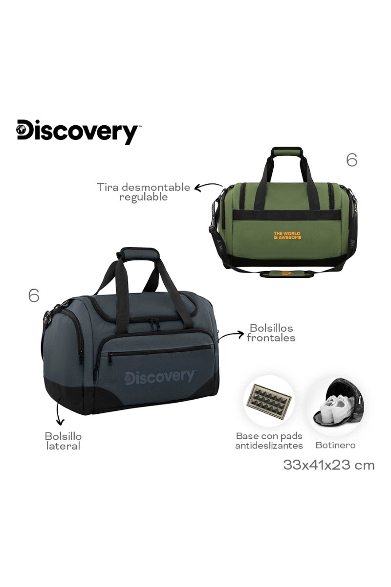 Bolso Discovery Gris