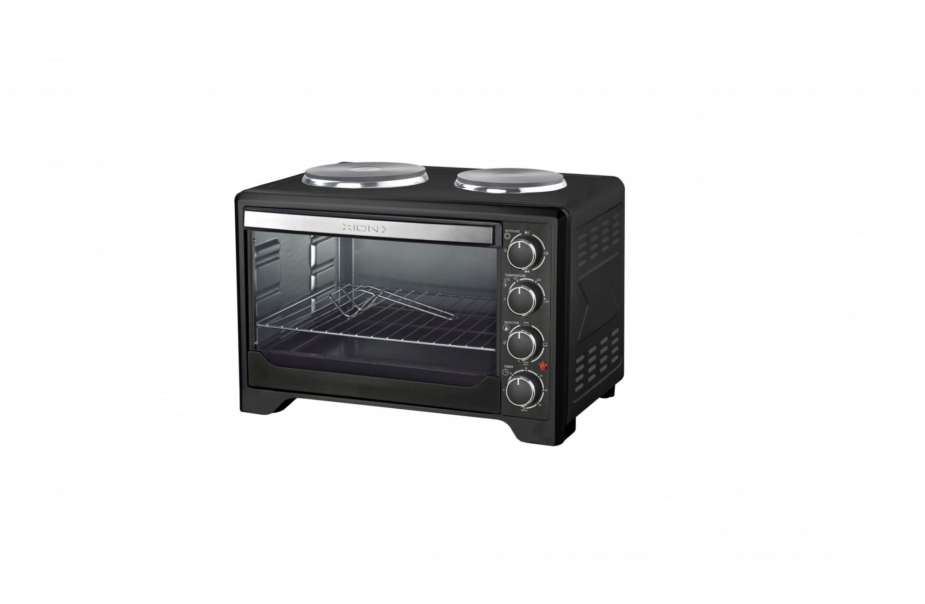 Horno Electrico Xion Con 2 Discos 53 L 