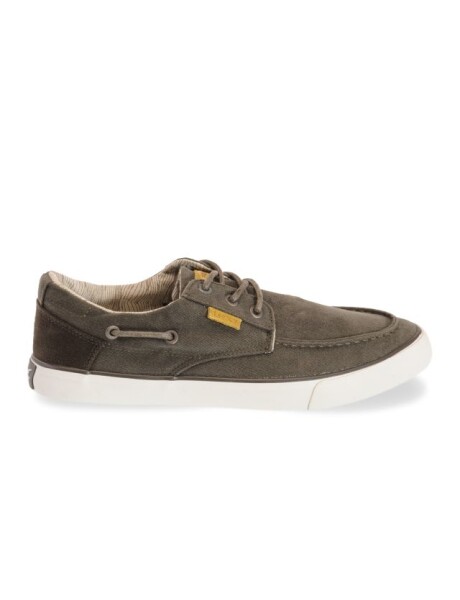 ZAPATO NÁUTICO EN CANVAS BICOLOR Gris