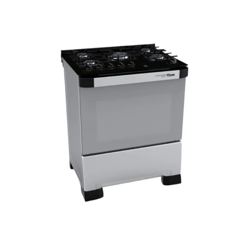 COCINA TEM SUPERGAS CELEBRATION GLASS 5H Gris