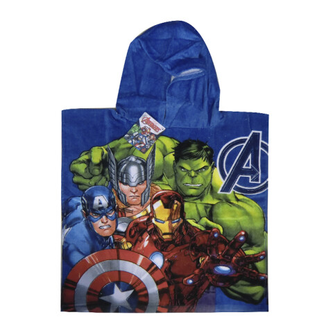 Bata Poncho 100% Algodón 50 x 50 cm Avengers