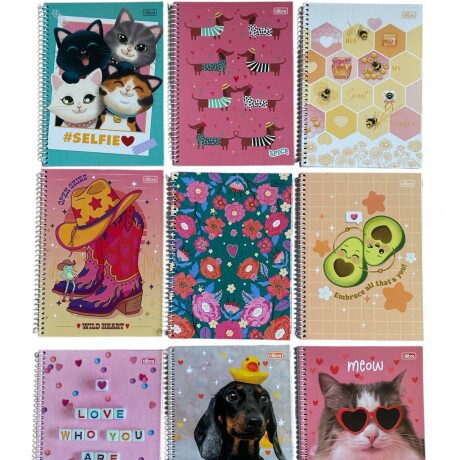 Cuadernola Tilibra Mi Pais 96 Hojas Tapa Extra Dura Pack x4 Surtido