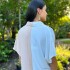 Camisa Aina Blanco y beige