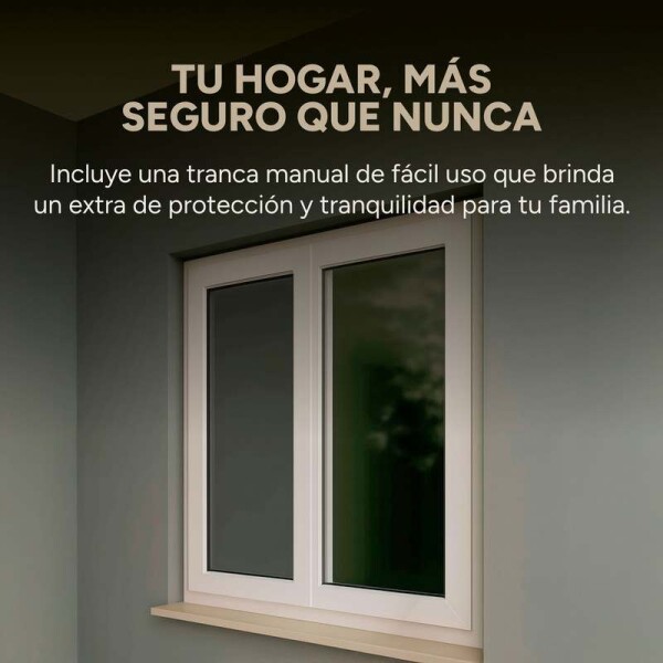 Ventana de PVC Blanco 120 X 150 Corrediza Aislante Premium Ventana de PVC Blanco 120 X 150 Corrediza Aislante Premium