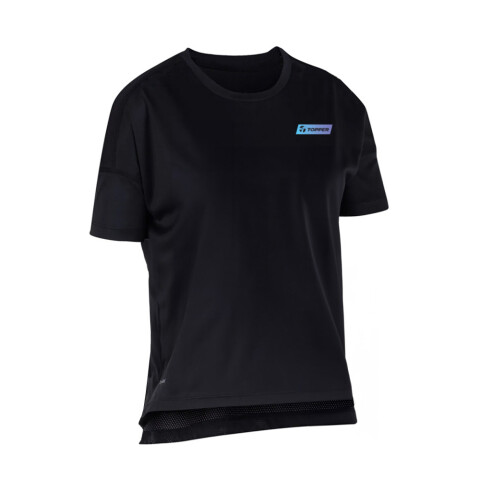 T-SHIRT RNG MEN MESH blanco NEGRO