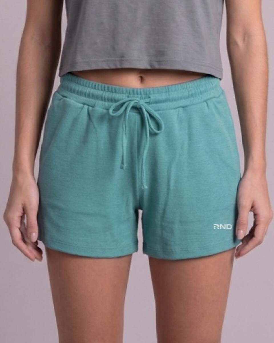 Short de Moletón. - VERDE AGUA 