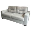 SOFA 3 CUERPOS - TAPIZADO TELA GRIS CLARO SOFA 3 CUERPOS - TAPIZADO TELA GRIS CLARO