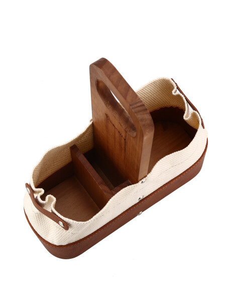 Matera De Auto Tela Brandy / Beige