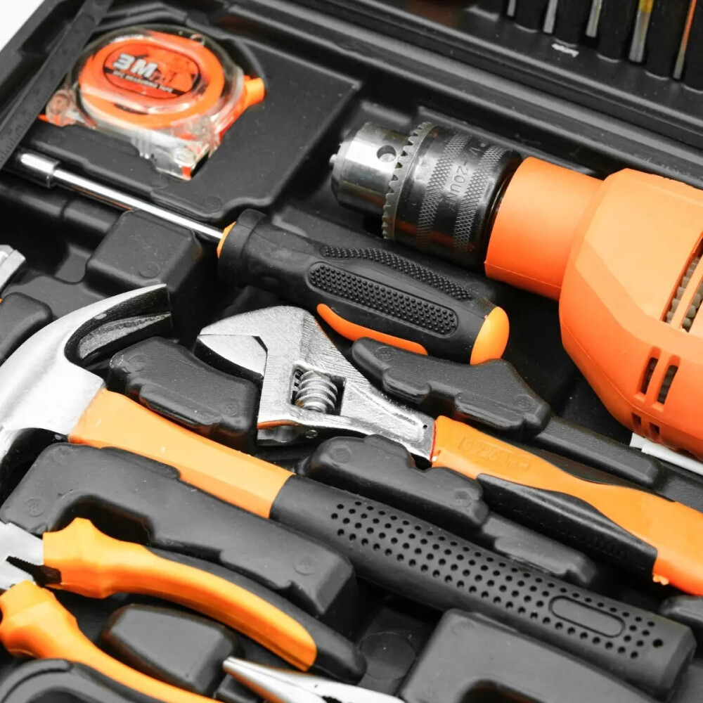 Kit Herramientas Combinadas con Taladro de 600 W Kit Herramientas Combinadas con Taladro de 600 W