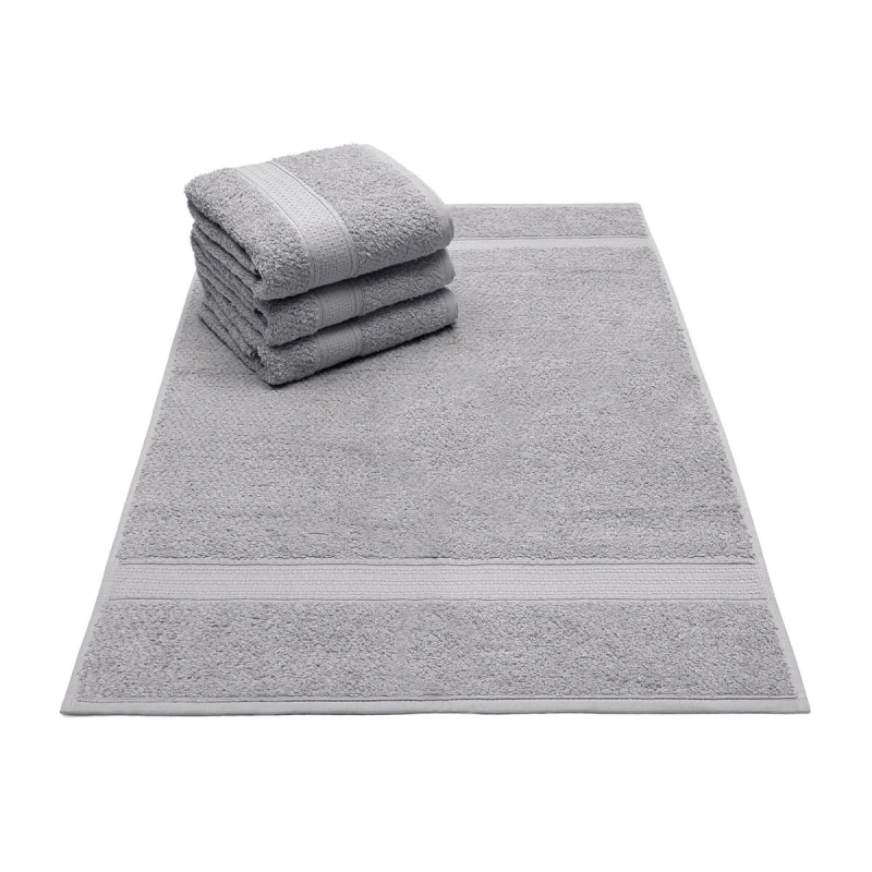 Toalla de Baño Gigante 81x150 cm Natural gris