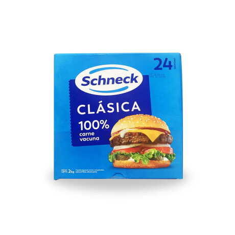 HAMBURGUESAS X 24 SCHNECK HAMBURGUESAS X 24 SCHNECK
