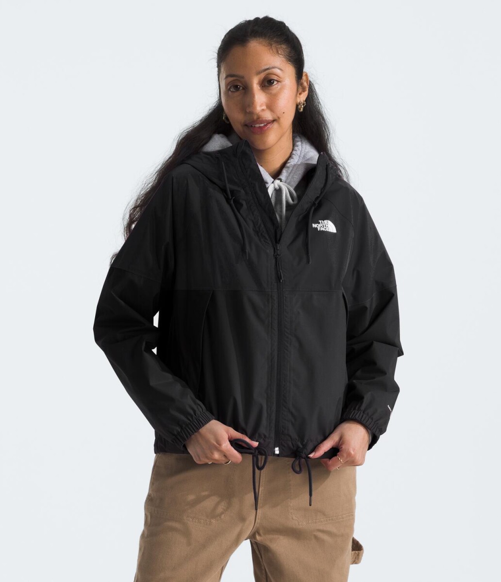 Campera impermeable antora hoodie mujer - Tnf Black-npf 