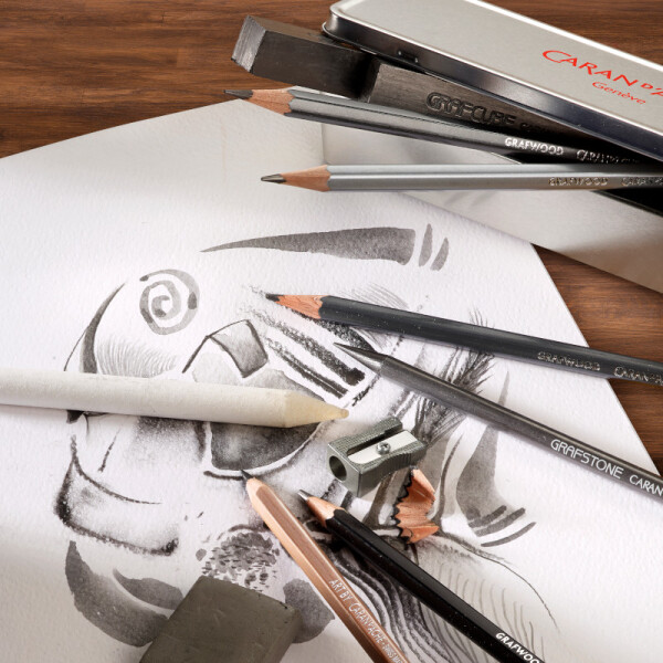 Set de dibujo sketching Caran d'Ache Única