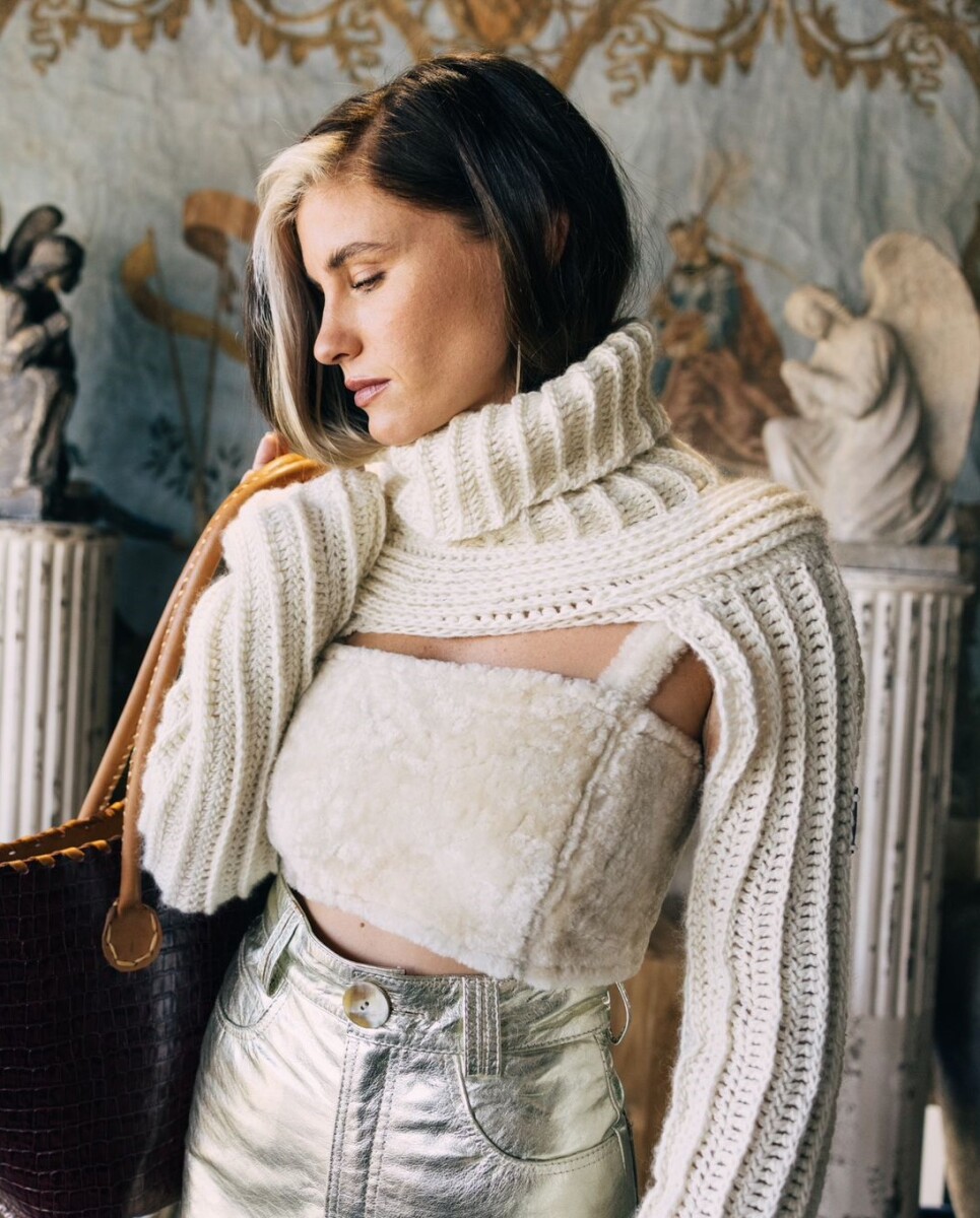 Top útil invierno - Blanco 