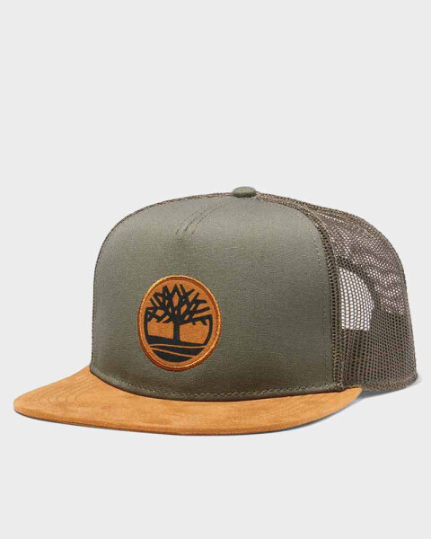 Gorra Faux Suede Flatbrim Hombre Leaf Green