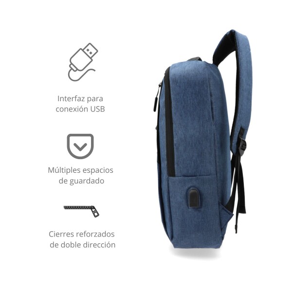 Mochila Urbana Para Laptop Notebook Portatil 14 + Salida Usb LAP005 Mochila Urbana Para Laptop Notebook Portatil 14 + Salida Usb LAP005