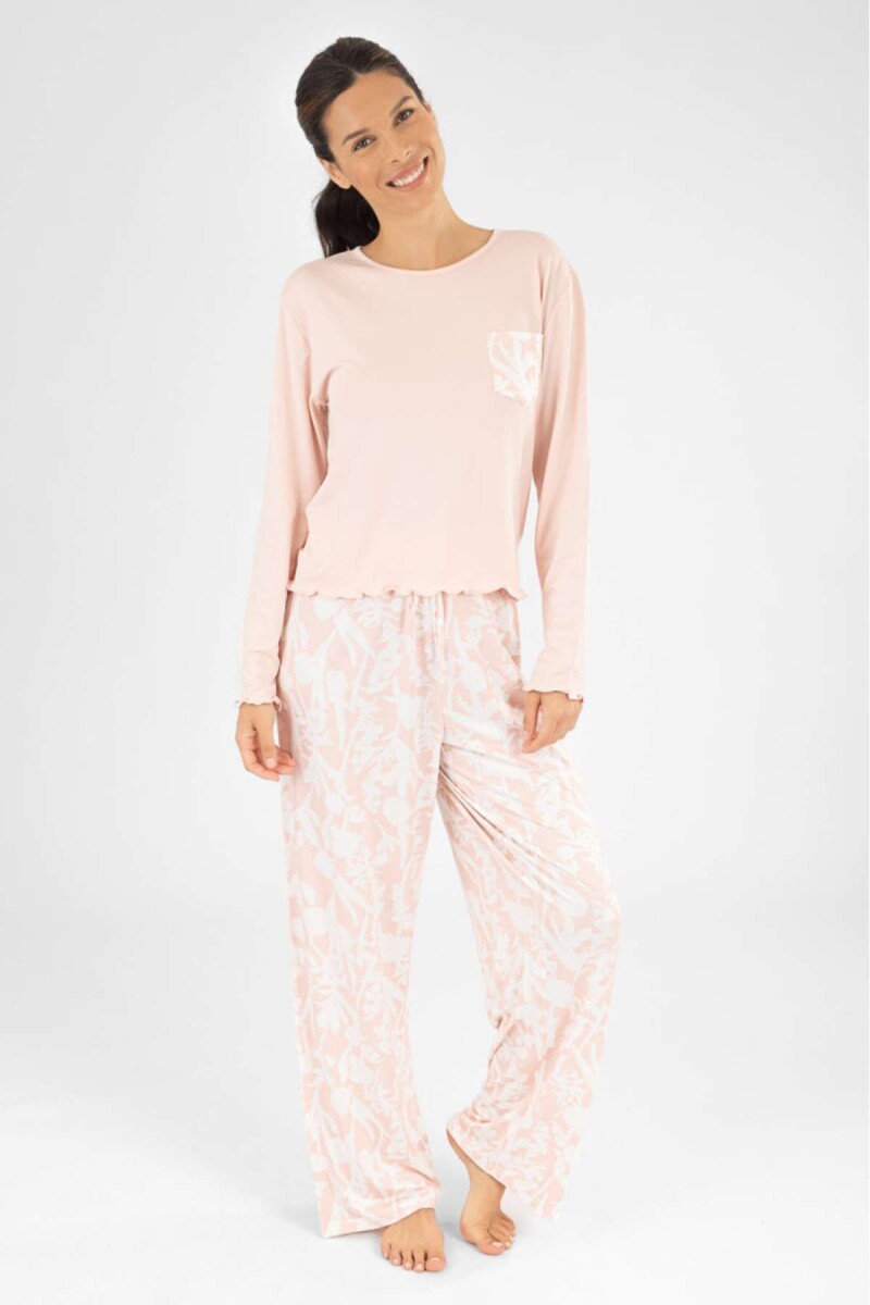 Pijama ciano - Rosado 